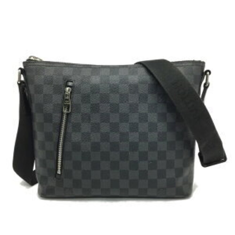LOUIS VUITTON Mick Shoulder Bag Crossbody Damier Graphite Black